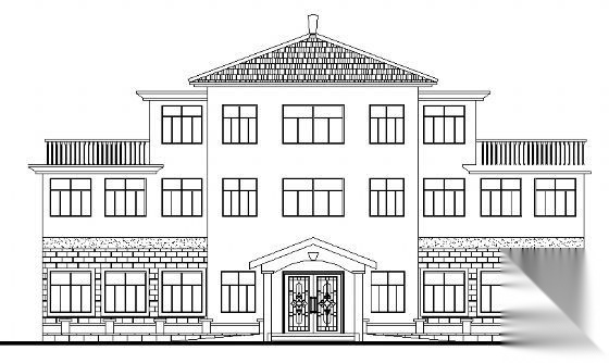 老年活动中心建筑施工图