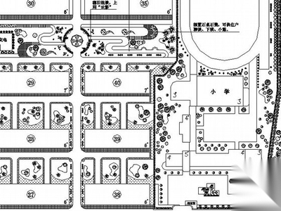 [杭州]某居住区绿化施工图设计