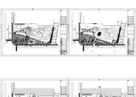 公园施工广场平面CAD图纸