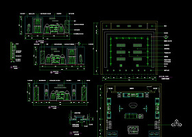 经典服装店CAD设计图纸