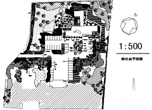 某市园文化局灵隐管理处大楼景观方案