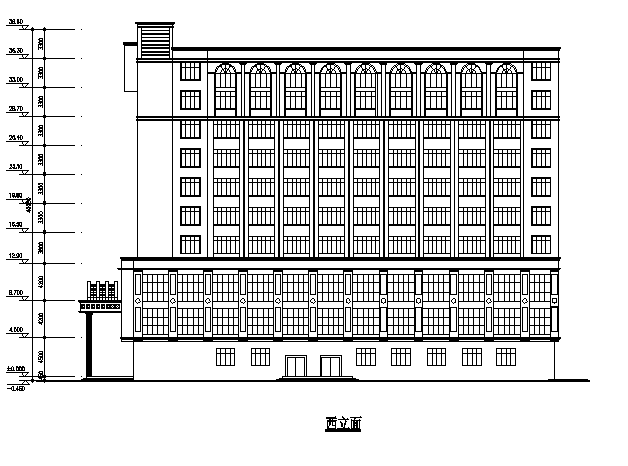 11层高框剪结构某酒店建筑施工图