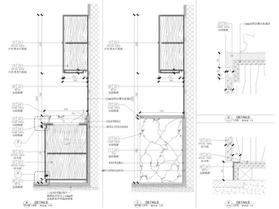 [贵州]28㎡二居平层公寓室内装修设计施工图