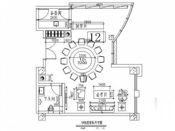 时尚会所包间室内装修图⒈