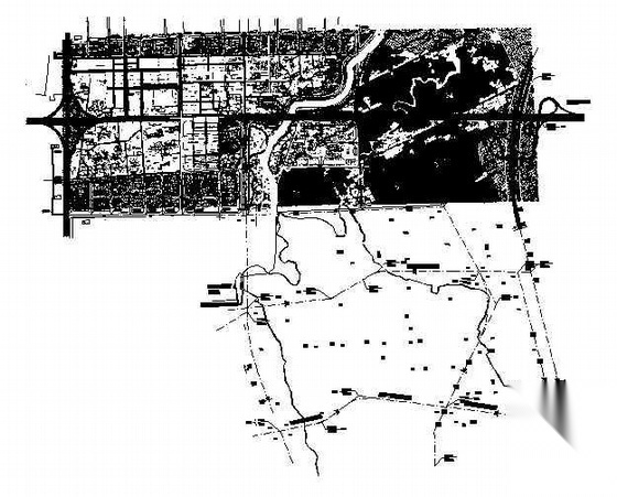 湖南长沙道路两厢城市设计CAD图纸 景观