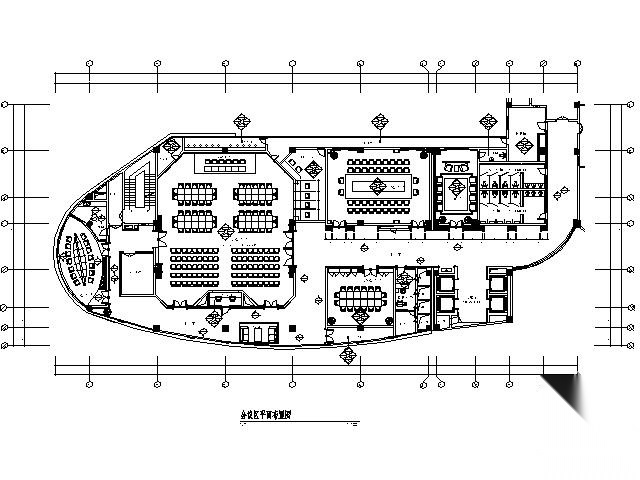 1200平米会议区装饰施工图