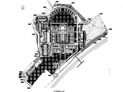 [深圳]火葬场改造扩建详细设计施工图 医院疗养景观