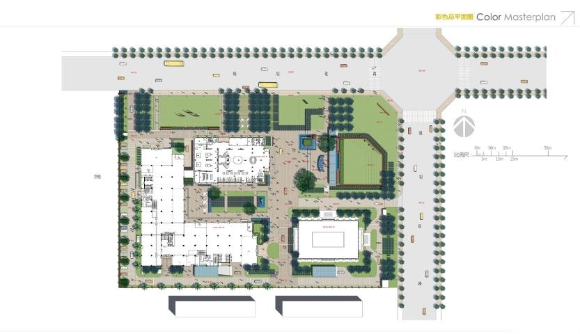 [四川]成都实业公司总部景观设计方案 工业园区景观