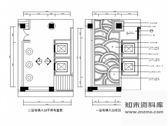 图块/节点夜总会大厅吊顶详图