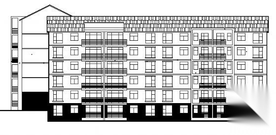 小区住宅建筑施工图