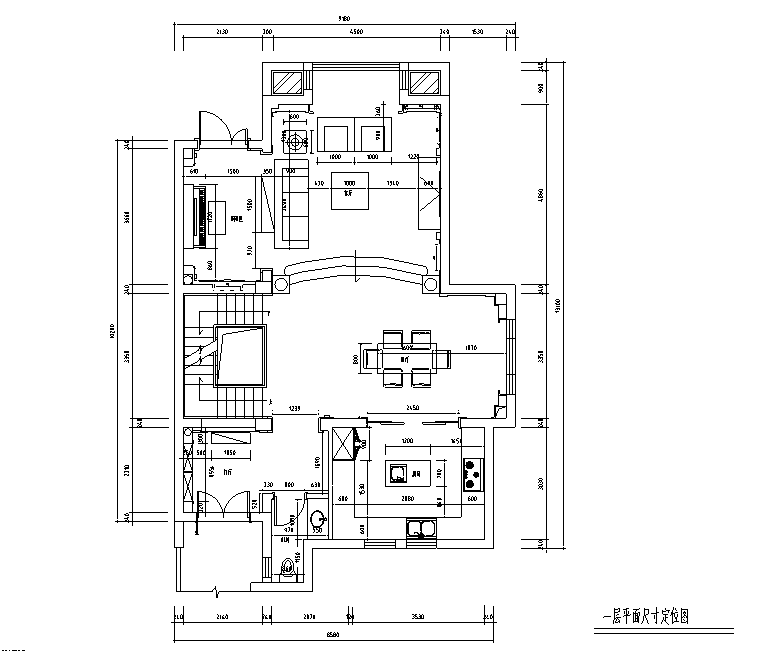 [江苏]混搭风格320平米联体别墅设计施工图（附效果图)