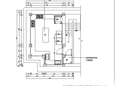 中式复古风格茶餐会所设计施工图（附效果图）