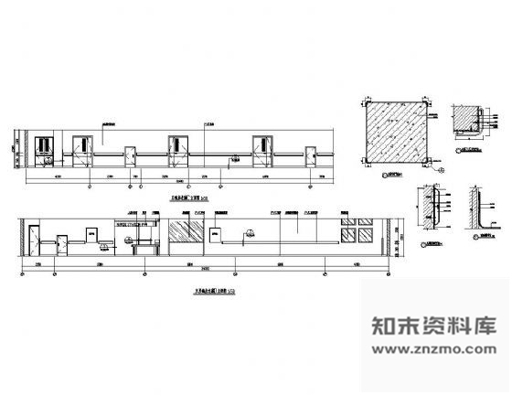 图块/节点医院走廊装修详图