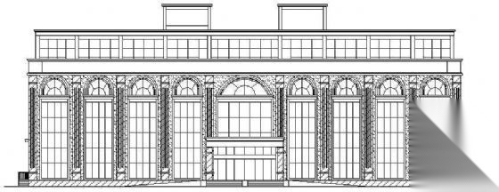 某市欧式四层办公楼建筑方案图