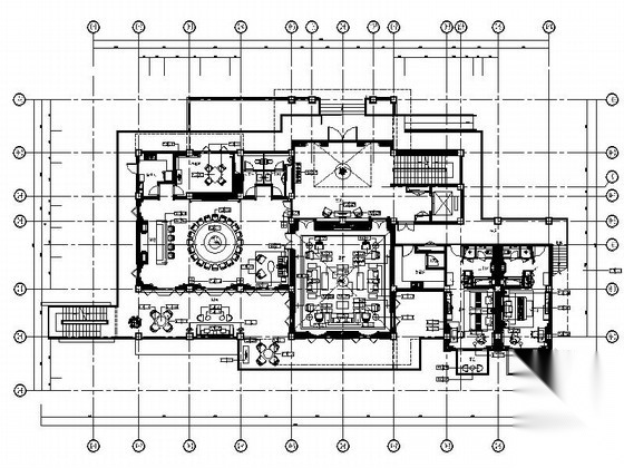 [云南]休闲特色度假村总统别墅室内施工图（含效果图片...