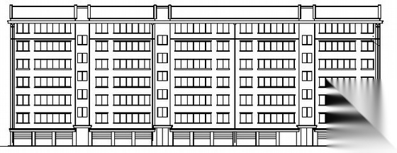 [临湘市]某六层住宅楼建筑方案扩初图