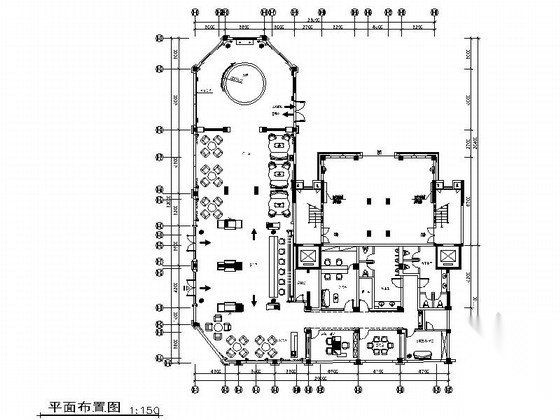 [杭州]某花园小区售楼处室内装修施工图