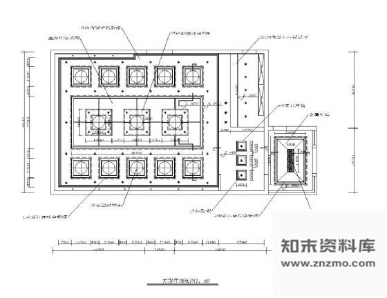 图块/节点大餐厅吊顶详图