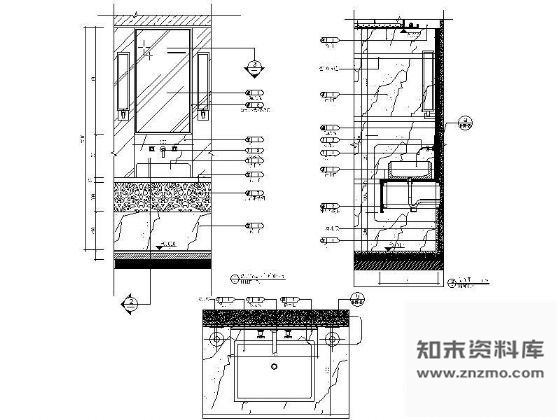 图块/节点主卫洗手台详图