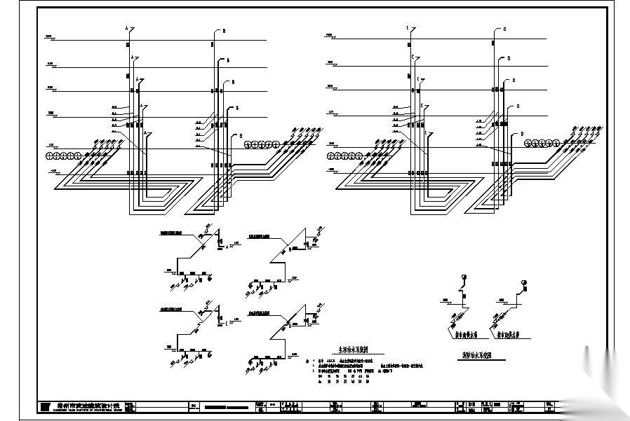 某多层住宅给水排水施工设计图 建筑给排水