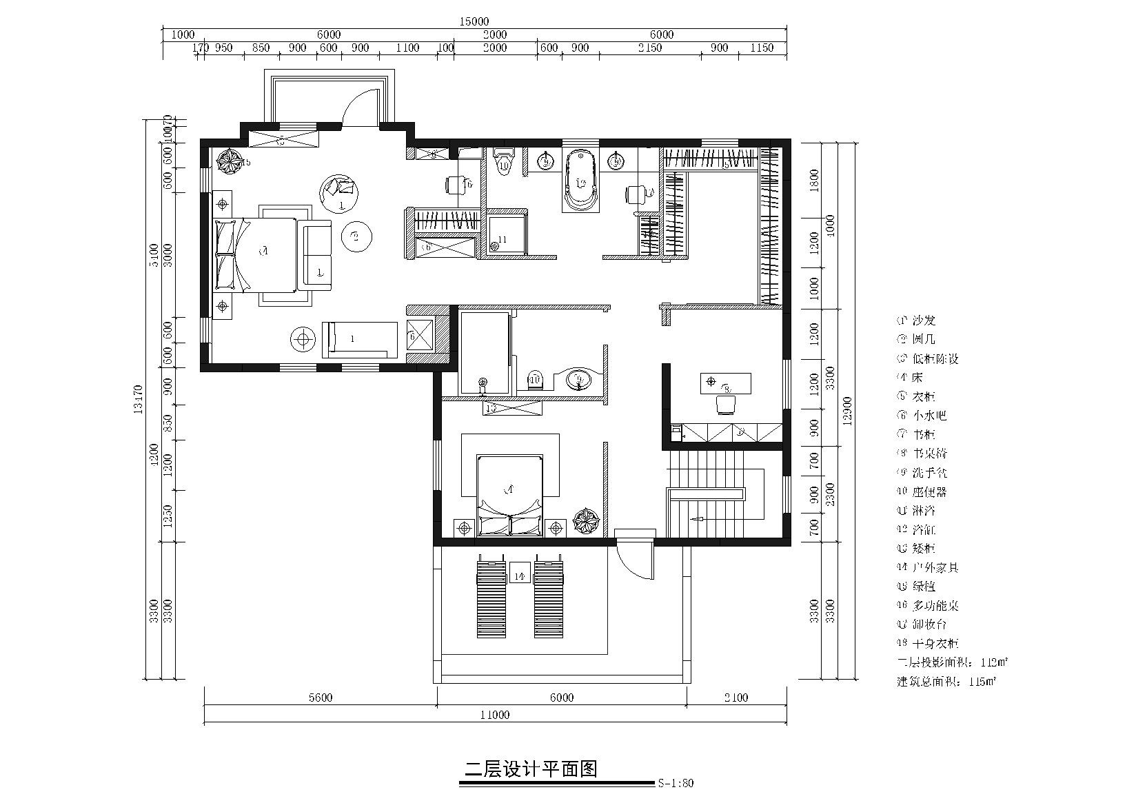 [山东]济南原香溪谷别墅样板间施工图+实景