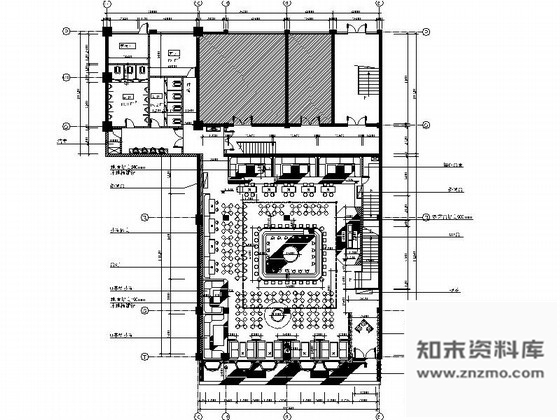 施工图浙江SOHO酒吧室内装修图