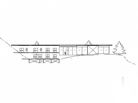 隈研吾竹屋建筑方案图（含实景照片）