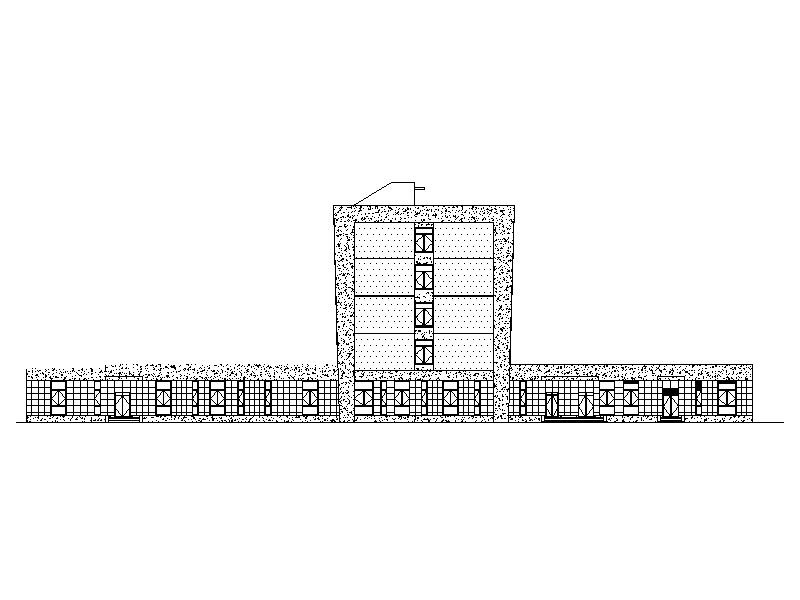 [福建]现代风格厂区食堂及招待所建筑施工图