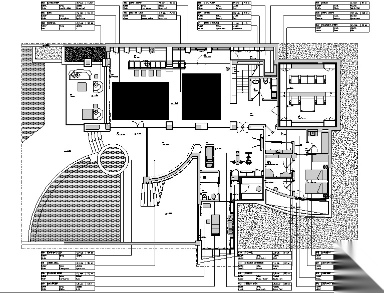 [四川]麓湖生态城别墅B户型样板间设计施工图（附效果图...