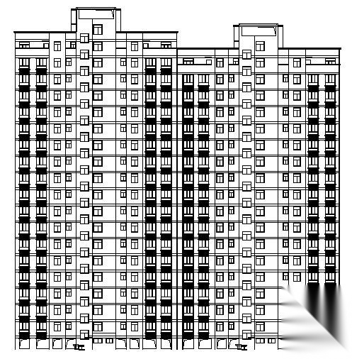 某十八层住宅楼建筑施工图