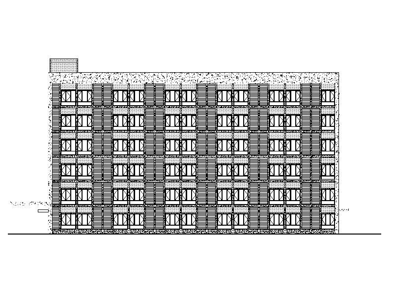 [福建]现代风格职工宿舍建筑施工图