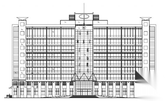 某十层办公楼建筑设计方案图