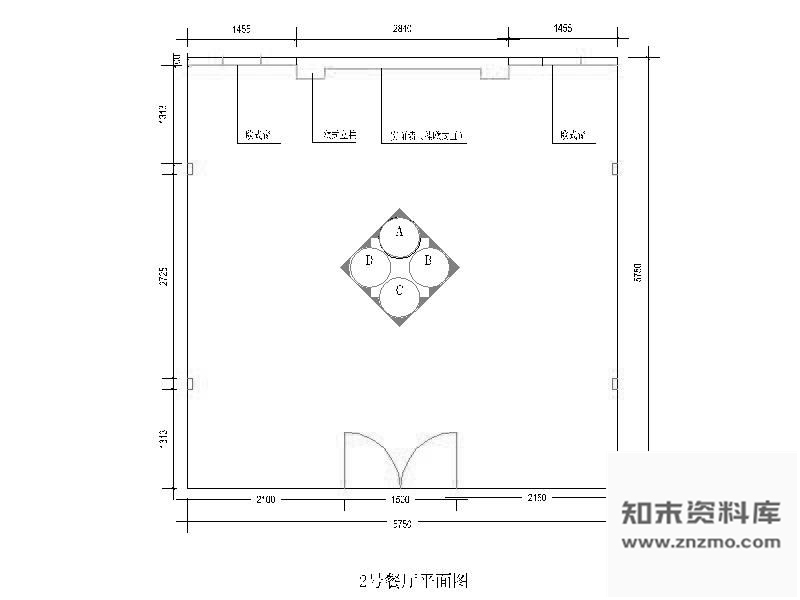 图块/节点酒店餐厅装修详图