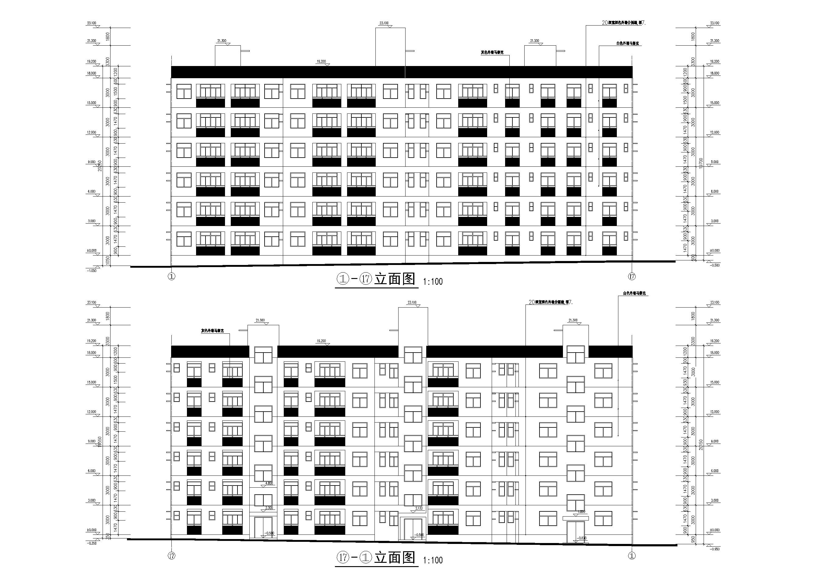 [深圳]福永镇凤凰村第三工业区公寓方案图