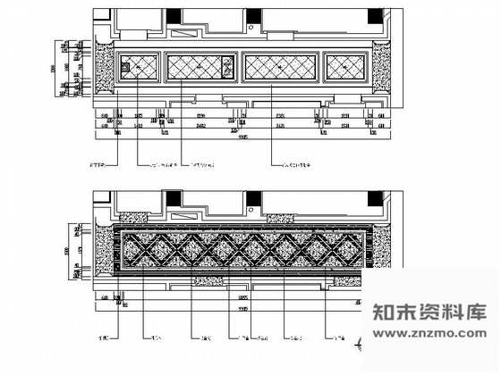 施工图重庆某奢华KTV走廊D装修图