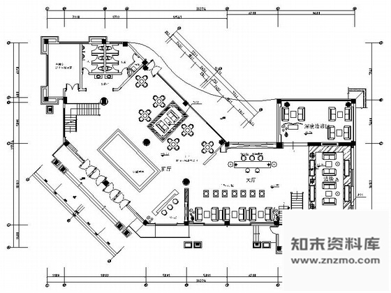 施工图四川品味高端典雅高级商务会所设计装修施工图含实景