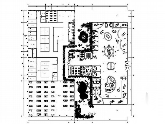 [学生作品]宝马汽车展厅设计施工图（含模型效果）