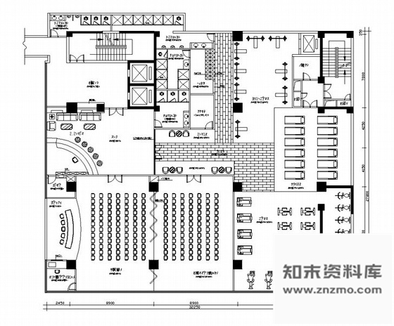 施工图某健身会所装修图