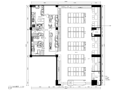 新疆权罗道韩式烤肉餐饮店施工图+效果图 日韩料理店