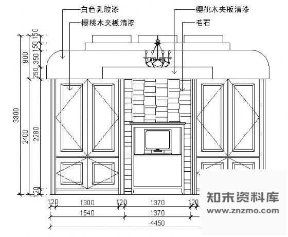 图块/节点餐厅包间立面