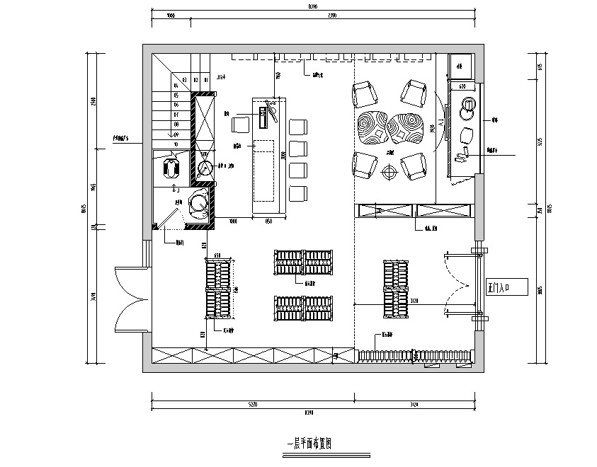 混搭风格奥旭酒庄空间设计施工图（附效果图）