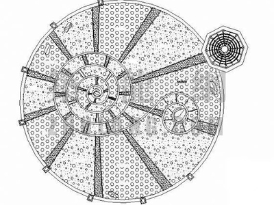 圆形活动广场施工详图