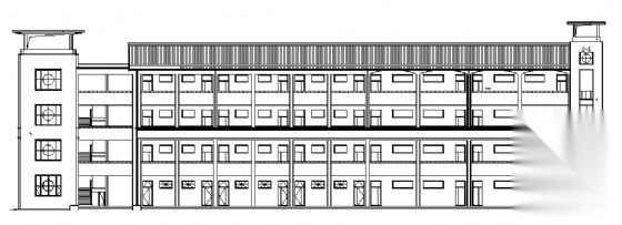 某四层教学楼建筑施工图