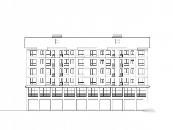 [武汉]某六层商住楼建筑结构施工图