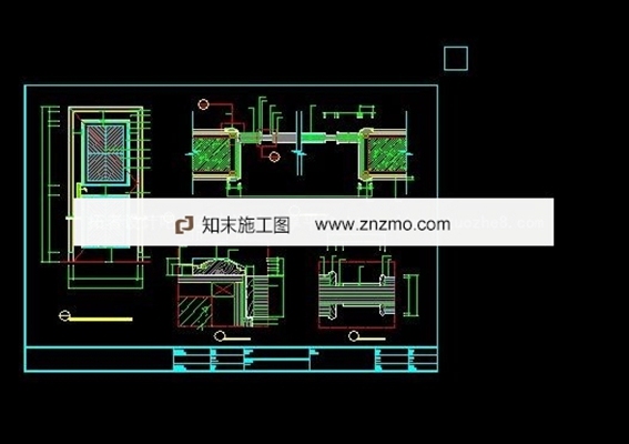 总统套房门详图 通用节点