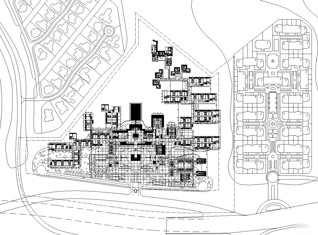 ​[北京]泰禾西府大院中式展示区施工图设计（CAD）