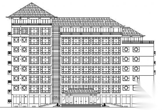 某机关九层办公大楼建筑施工图