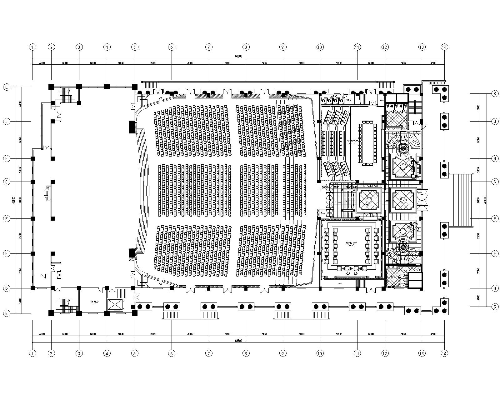 江阴三毛集团国际会议展览中心施工图