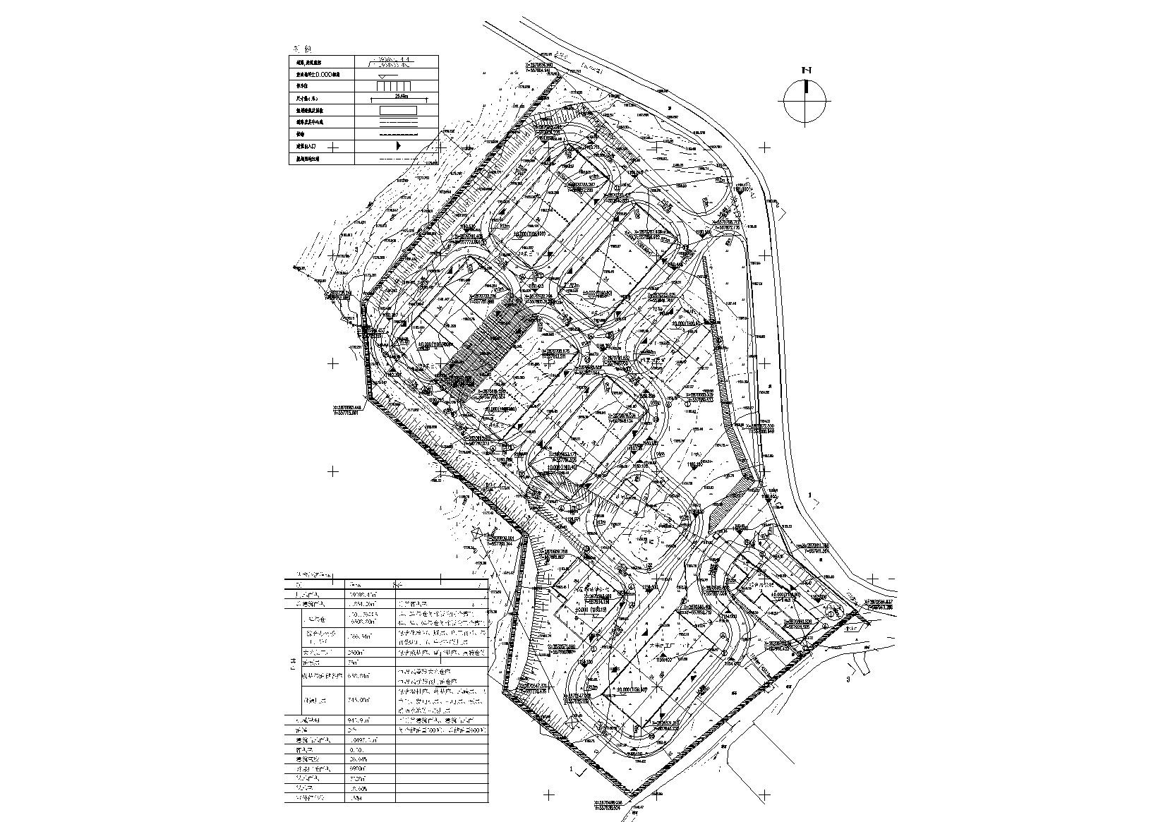 2.5万吨粮食储备仓库及物流设施建筑