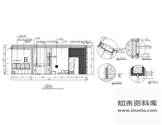 图块/节点小户型样板房立面详图